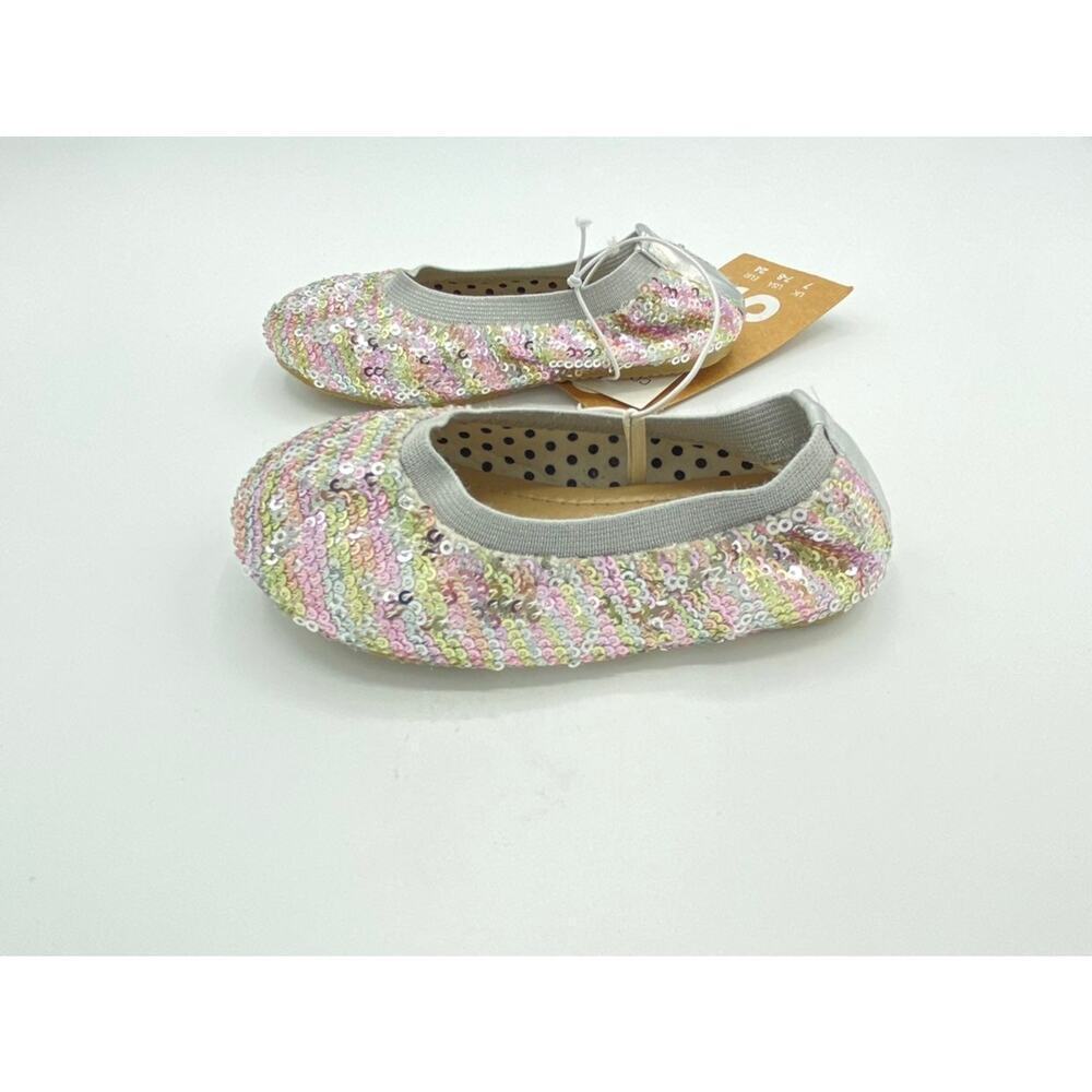 NWT Girl's Cotton On Kids US 7-8 Ombre Sequin Dress Holiday Summer Fall Flats - Picture 7 of 10